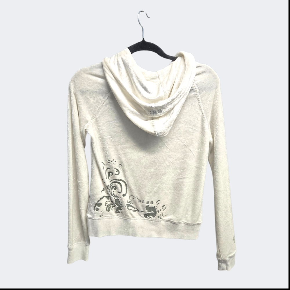 BCBG White Velvet Hoodie & Jogger Set ๐ค - Picture 4 of 9